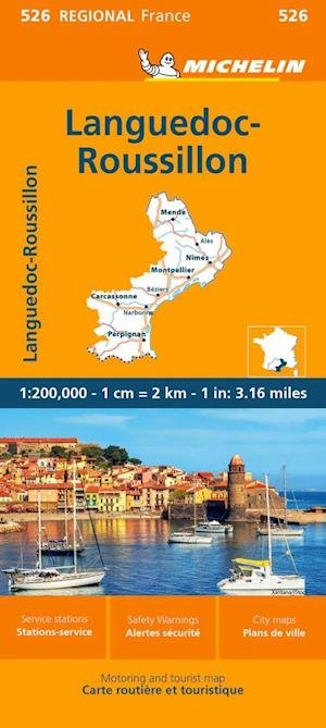 Cover for Michelin · Languedoc-Roussillon - Michelin Regional Map 526 (Kartor) (2023)