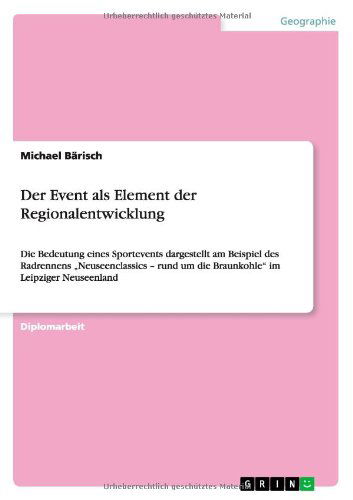 Cover for Bärisch · Der Event als Element der Regio (Book) [German edition] (2013)