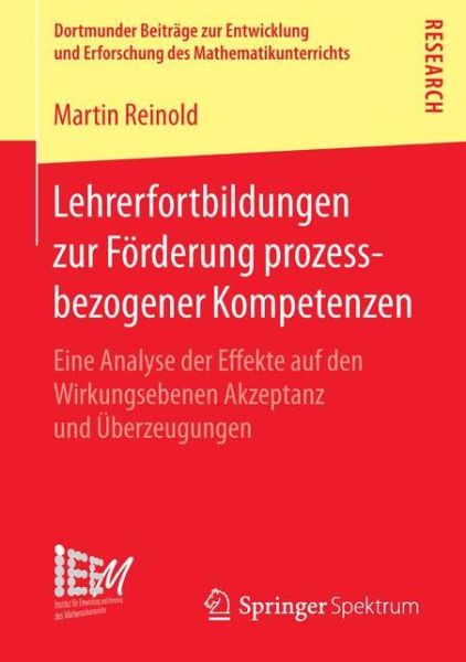 Cover for Reinold · Lehrerfortbildungen zur Förderu (Book) (2015)