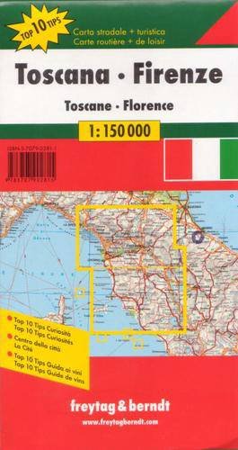 Cover for Freytag &amp; Berndt · Freytag &amp; Berndt Road + Leisure Map: Tuscany &amp; Florence (Inbunden Bok) (2020)