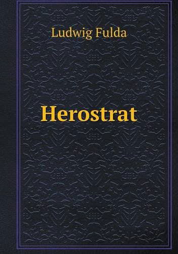 Cover for Ludwig Fulda · Herostrat (Paperback Book) [German edition] (2013)