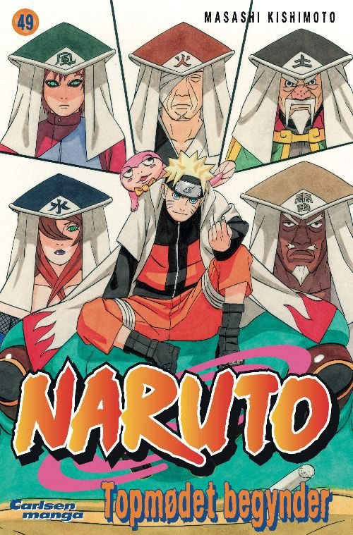 Cover for Masashi Kishimoto · Naruto: Naruto 49: Topmødet begynder (Paperback Book) [1st edition] (2012)