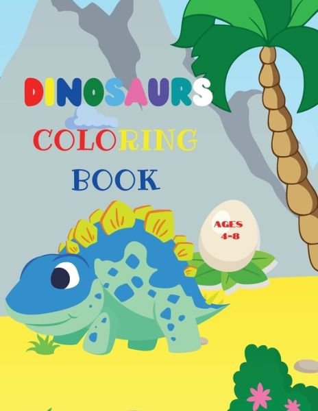 Cover for Urtimud Uigres · Dinosaurs coloring book (Paperback Bog) (2021)