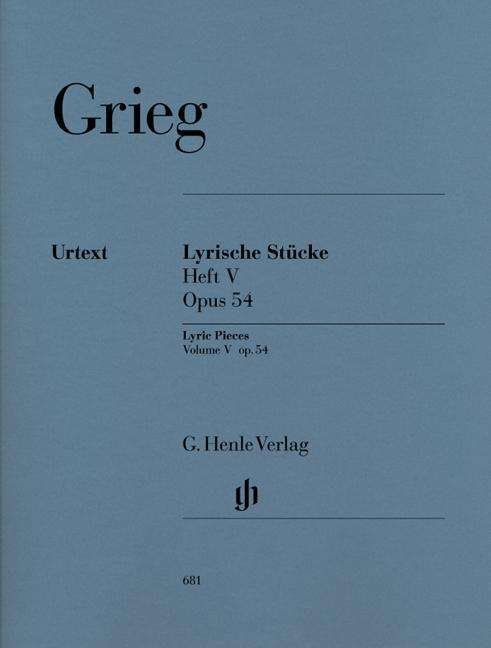 Lyrische St.05 op.54,Kl.HN681 - E. Grieg - Böcker - SCHOTT & CO - 9790201806815 - 6 april 2018