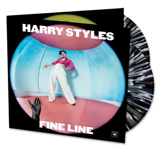 Cover for Harry Styles · Fine Line (Black/White Splatter Vinyl) (LP) [Coloured edition] (2019)