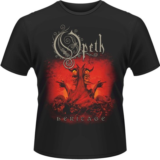 Cover for Opeth · Heritage -s/black- (T-shirt) (2016)