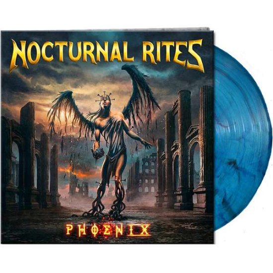 Cover for Nocturnal Rites · Phoenix (Clear Blue / Black Marbled) (LP)