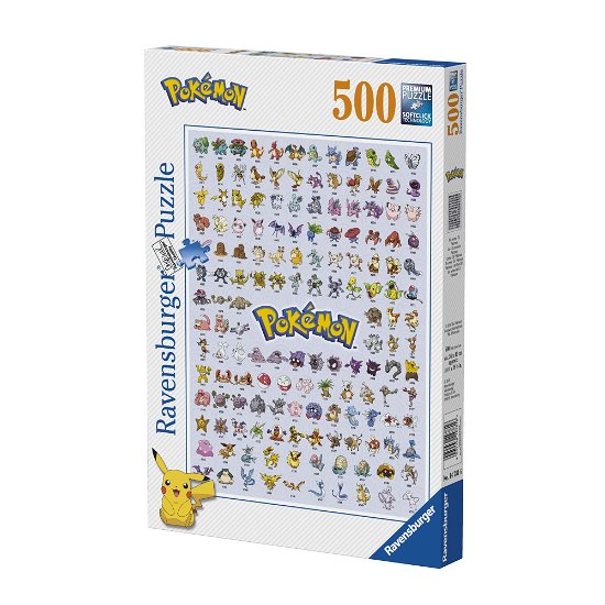 Cover for Pokémon · Pokémon Puzzle Pokémon Pokédex (500 Teile) (Legetøj) (2022)