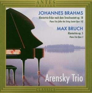 Cover for Brahms / Bruch / Arensky · Piano Trios (CD) (2000)