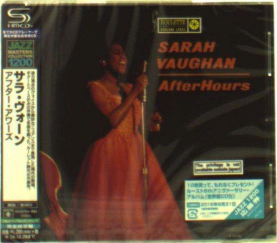 After Hours - Sarah Vaughan - Música - WARNER - 4943674233816 - 29 de junio de 2016