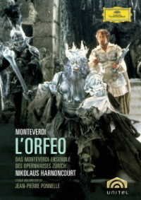 Cover for Nikolaus Harnoncourt · Monteverdi: L`orfeo &lt;limited&gt; (MDVD) [Japan Import edition] (2022)