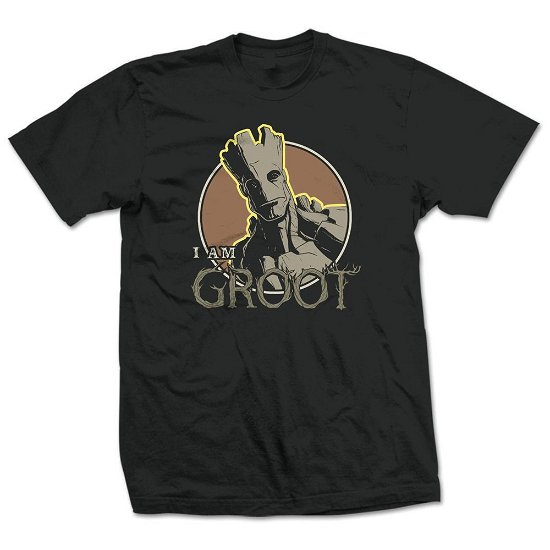 Cover for Marvel Comics · Marvel Comics Unisex Tee: Guardians of the Galaxy Groot (TØJ) [size S] [Black - Unisex edition]