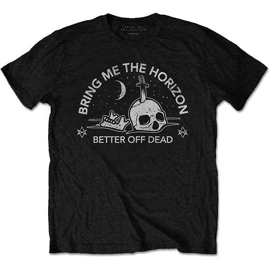 Bring Me The Horizon Unisex T-Shirt: Happy Song - Bring Me The Horizon - Merchandise -  - 5056170634816 - 