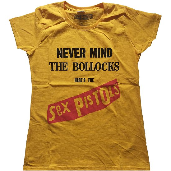 The Sex Pistols Ladies T-Shirt: Never Mind the Bollocks Original Album - Sex Pistols - The - Merchandise -  - 5056368677816 - 