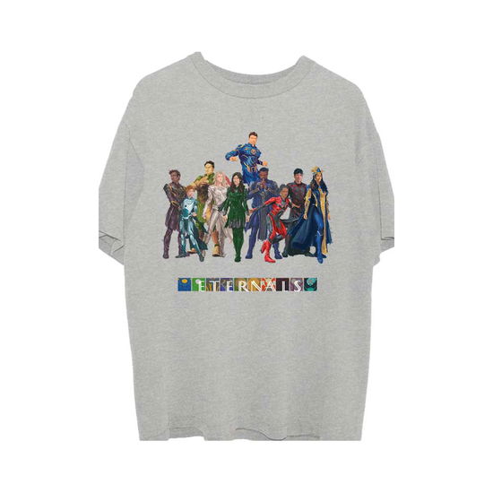 Cover for Marvel Comics · Marvel Comics Unisex T-Shirt: Eternals Colour Block Characters (T-shirt) [size S]