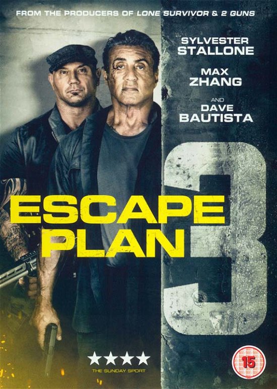 Cover for Escape Plan 3 (DVD) (2019)