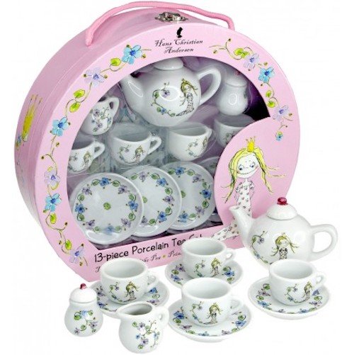 Tesæt i porcelæn - Prinsessen på ærten -  - Bøger - Barbo Toys - 5704976061816 - 4. november 2020