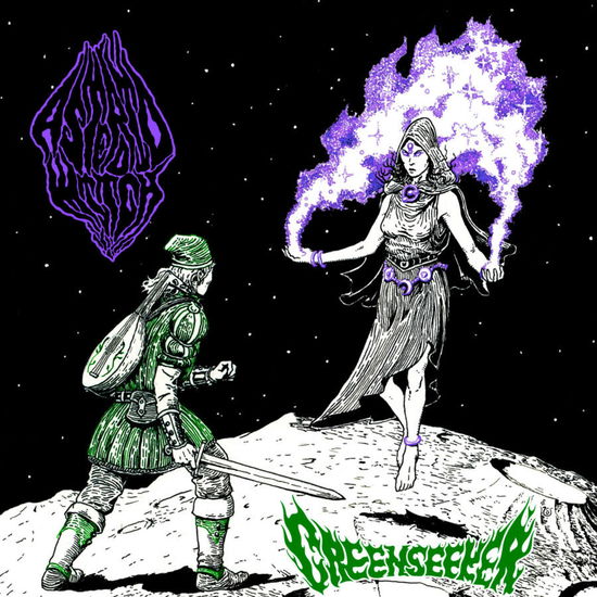 Cover for Asteroid Witch &amp; Greenseeker · Split Lp (LP) (2023)