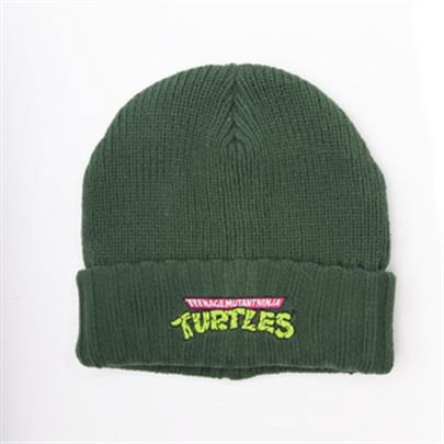 Logo. Green. Beanie - Turtles - Merchandise -  - 8718526017816 - 