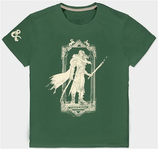 Drizzt - Men'S T-Shirt - 2Xl Short Sleeved T-Shirts M Green - Dungeons & Dragons - Annen -  - 8718526343816 - 