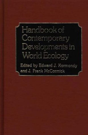 Cover for Edward Kormandy · Handbook of Contemporary Developments in World Ecology (Hardcover Book) (1981)