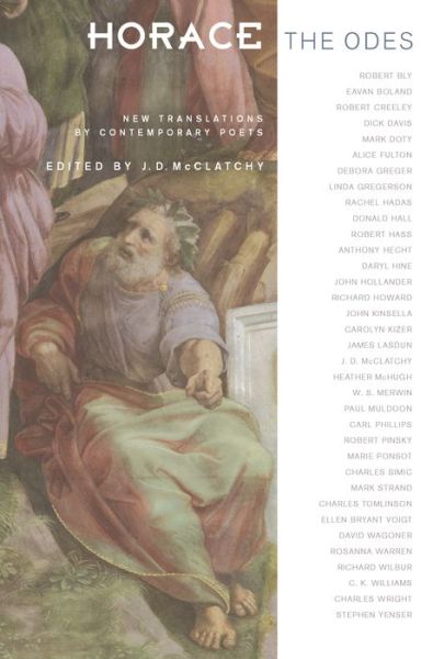 Cover for Horace · Horace, The Odes: New Translations by Contemporary Poets - Facing Pages (Taschenbuch) (2005)