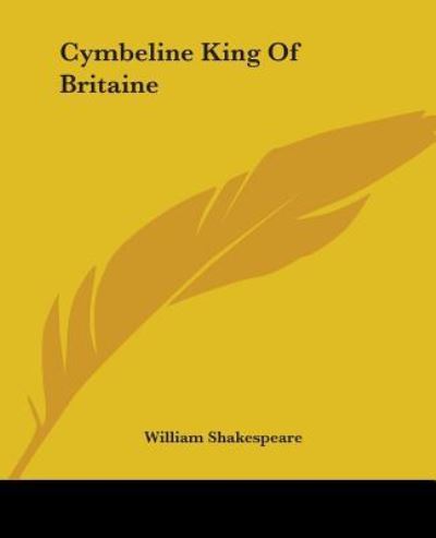 Cover for William Shakespeare · Cymbeline King of Britaine (Paperback Book) (2004)