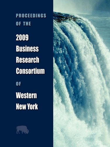 Cover for Res Business Research Consortium of Wny · Proceedings of the 2009 Business Research Consortium of Western New York (Paperback Book) (2010)