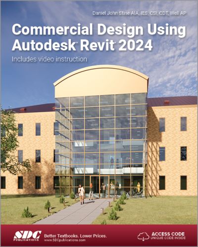 Cover for Daniel John Stine · Commercial Design Using Autodesk Revit 2024 (Paperback Book) (2023)