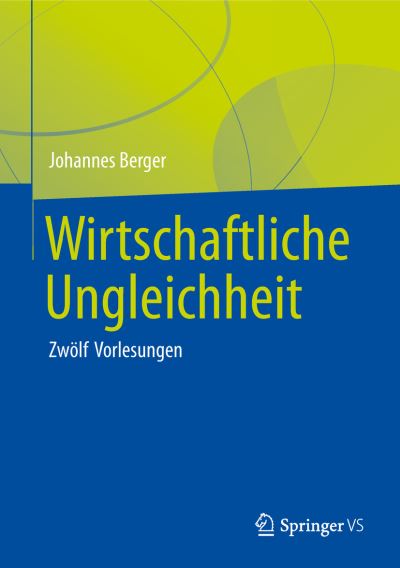 Cover for Berger · Wirtschaftliche Ungleichheit (Book) (2019)