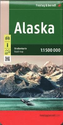 Cover for Freytag Berndt · Alaska Road map !:1,500,000 (Kort) (2022)