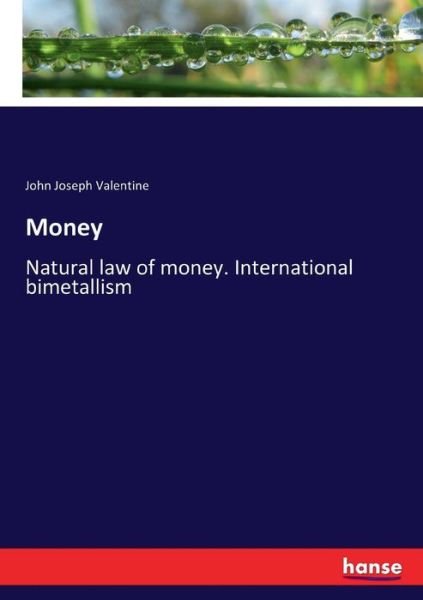 Cover for Valentine · Money (Buch) (2017)