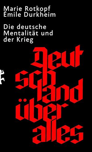 Cover for Marie Rotkopf · Deutschland über alles (Buch) (2023)