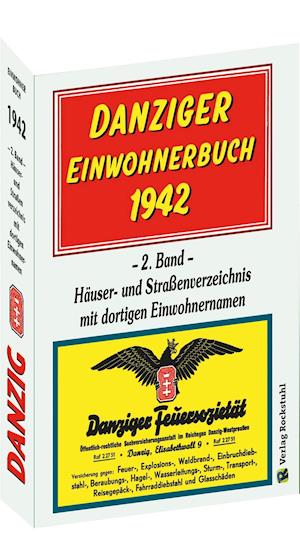 Cover for Rockstuhl Verlag · Danziger Einwohnerbuch 1942 - 2. Band (Taschenbuch) (2018)