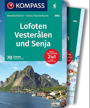 Cover for Thomas Diehl · KOMPASS Wanderführer 5982 Lofoten, Vesterålen und Senja, 70 Touren (Pocketbok) (2022)