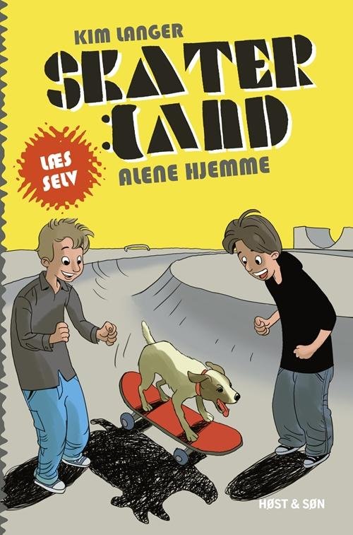 Cover for Kim Langer · Alene hjemme. Skaterland LÆS SELV (Innbunden bok) [1. utgave] [Indbundet] (2014)