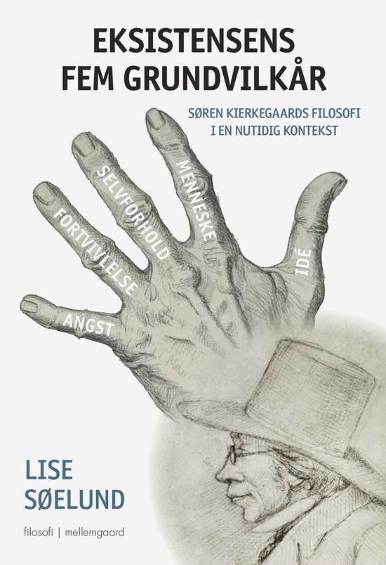 Cover for Lise Søelund · Eksistensens fem grundvilkår (Sewn Spine Book) [1e uitgave] (2025)