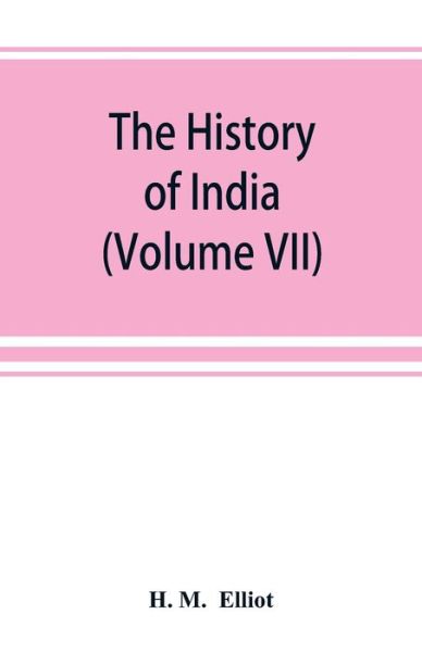 Cover for H M · The history of India (Paperback Book) (2019)