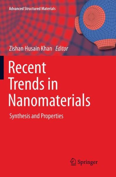 Cover for Recent Trends in Nanomaterials (Book) [Softcover reprint of the original 1st ed. 2017 edition] (2018)