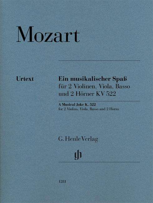 Cover for Mozart · Ein musikalischer Spaß KV 522, f (Book)