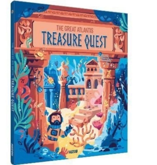 Cover for The Great Atlantis Treasure Quest (Hardcover bog) (2022)