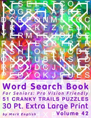 Cover for Mark English · Word Search Book For Seniors (Paperback Book) (2020)