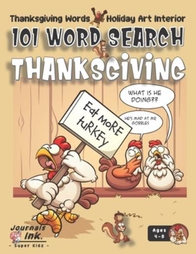 Thanksgiving Word Search Book for Kids Ages 4-8 - Sk - Bøger - Independently Published - 9798697477816 - 16. oktober 2020
