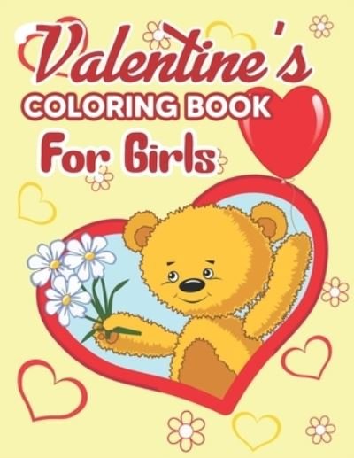 Cover for Preschooler Book Publisher · Valentine's Coloring Book for Girls (Paperback Bog) (2021)