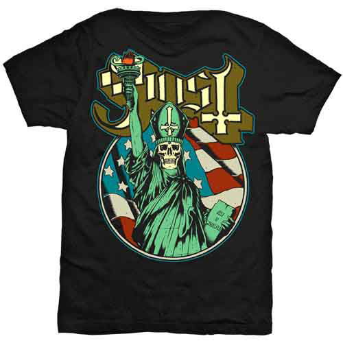 Cover for Ghost · Ghost Unisex T-Shirt: Statue of Liberty (T-shirt)