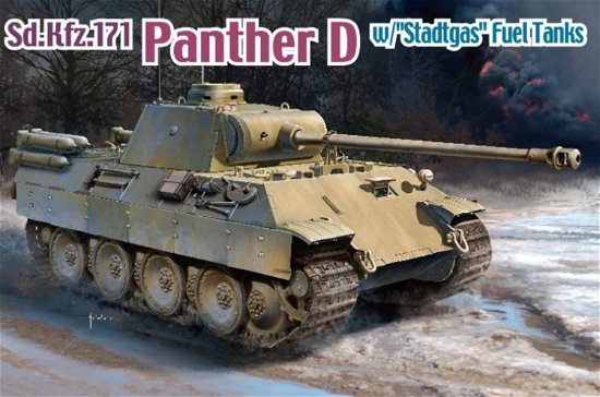 Cover for Dragon · 1/35 Sdkfz171 Panther D W/Stadtgas Fuel Tanks (Leketøy)