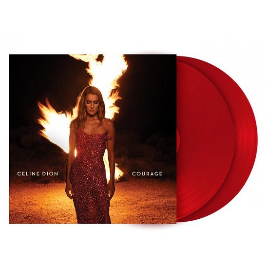 Cover for Celine Dion · Courage (LP) [Coloured edition] (2020)