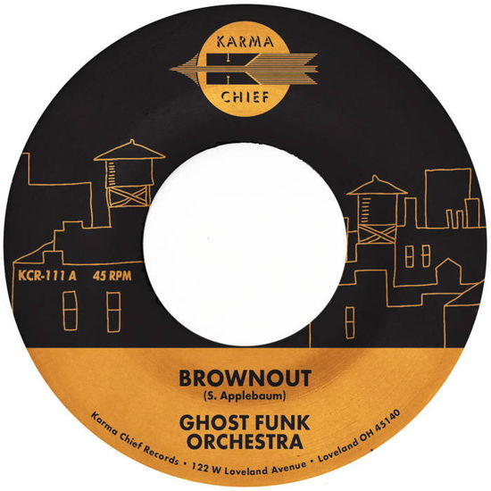 Cover for Ghost Funk Orchestra · Brownout / Boneyard Baile (LP) (2023)