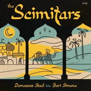 Cover for The Scimitars · Damascus Steel / Bari Simone (LP) (2023)