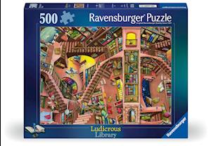 Cover for Ravensburger · Puzzle Ludicrous Library 500p (12000681) (Zabawki) (2024)